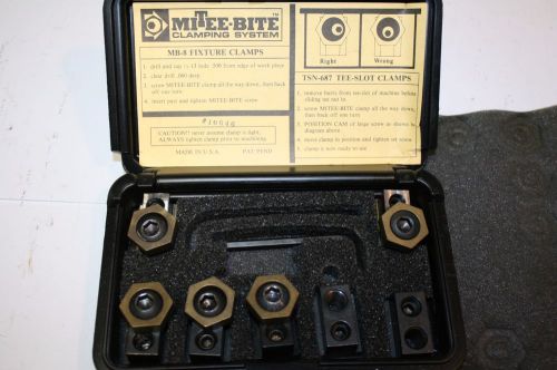 Mitee-bite 10646 - fixture clamp set tsn-687 tee-slot clamps for sale