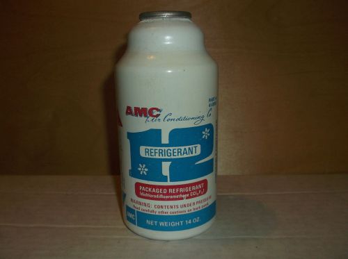 R-12 Refrigerant ( AMC Brand )  One 14 Oz Can NEW OLD STOCK Semi Fresh