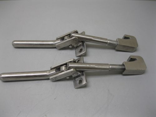 Lot (2) Stainless Steel Clamp for Vessel, Bio-Reactor, Tank H18 (1818)