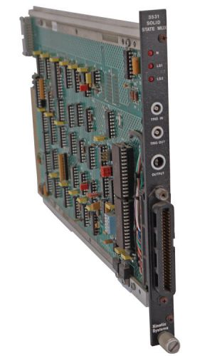 Kinetic systems 3531-a1a solid state mux camac crate module plug-in industrial for sale