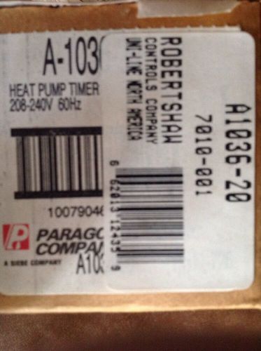 ROBERTSHAW A1036-20 HEAT PUMP TIMER 7010-001