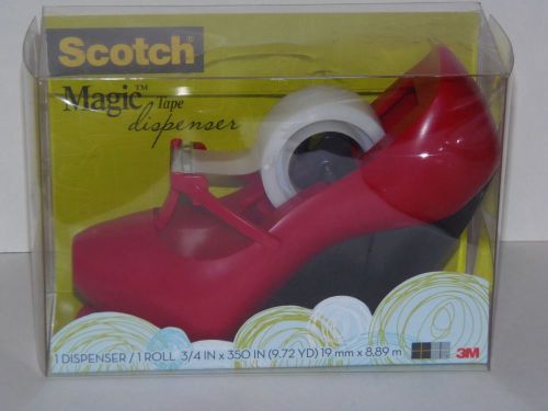 Scotch Magic tape dispenser RED HIGH HEEL SHOE 2011