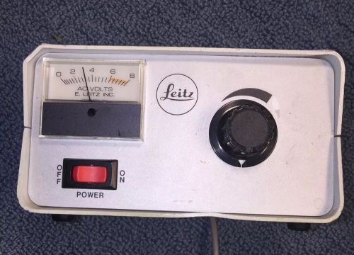 LEITZ 0-8 AC VOLTS 50 WATT POWER SUPPLY Use With Leitz, Zeiss, Wild