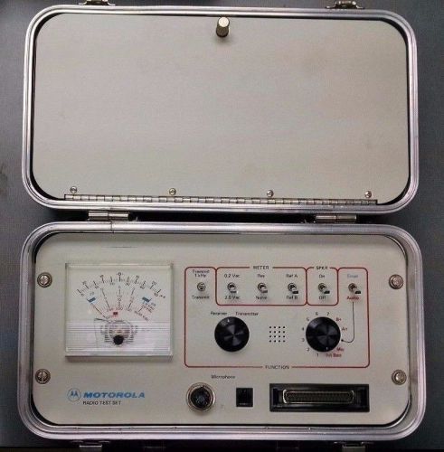 Vintage Motorola Radio Suitcase Tester Test Set R-1033A or R-1034A ???