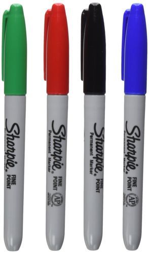 Sharpie Pen-style Permanent Markers - Fine Marker Point Type - Assorted Ink - 36