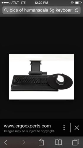 Humanscale Keyboard Tray 5G Factory Sealed Cant Beat Price