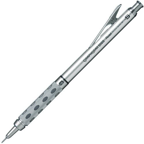 Pentel Graph Gear 1000 Mechanical Drafting Pencil 0.5mm Gray (PG1015) from Japan