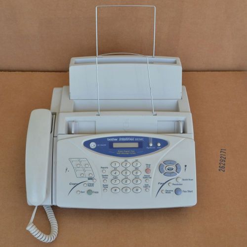 Brother IntelliFAX 885MC Plain Paper Fax w Message Center &amp; New Print Cartridge