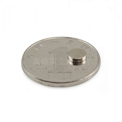 100pcs 6mm x 1.5mm(1/4 x 1/16 inch) Strong Rare Earth Neodymium Disc Magnets N35