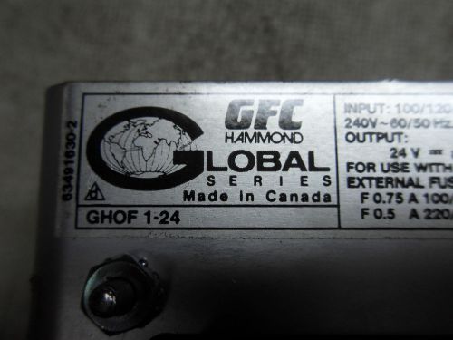 (B1) 1 USED GCF HAMMOND GHOF 1-24 POWER SUPPLY