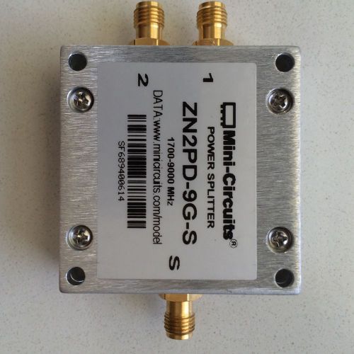 MINI-CIRCUITS POWER SPLITTER ZN2PD-9G-S 1700-9000 MHz TWO WAY 10W  NEW