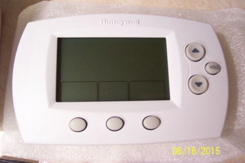 Honeywell focus-pro 6000 thermostat program 5-1-1, single stage heat/cool hp new for sale