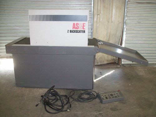 AS&amp;E AMERICAN SCIENCE AND ENGINEERING Z BACKSCATTER MICRO-DOSE X-RAY MACHINE ^
