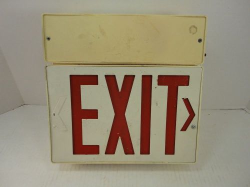 Vintage Exit Sign Electric Steam Punk, Industrial