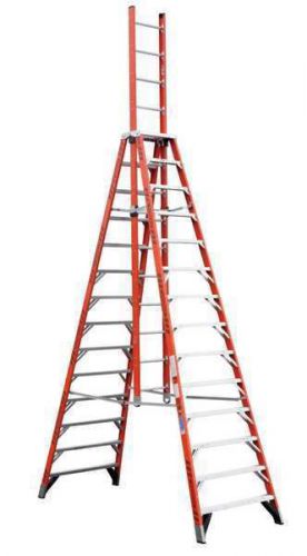 Werner Extension Trestle Ladder, Fiberglass, 14 ft. Model #E7414