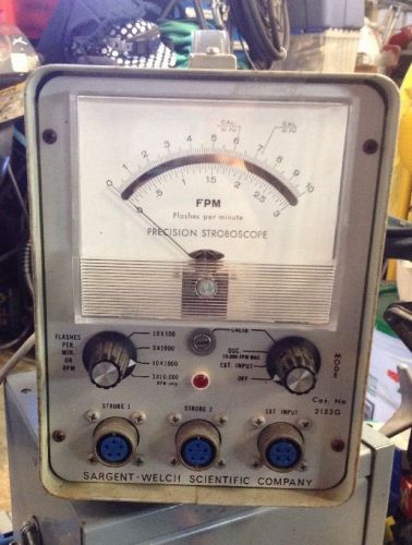 Sargent-Welch Precision Stroboscope FPM 2153G Scientific Testing Tachometer