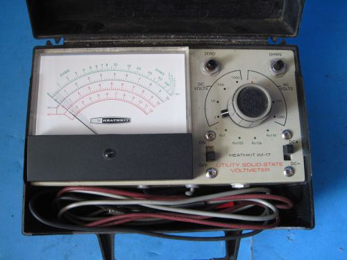 Vintage Heathkit No.IM-17 Utility Solid-State DC Voltmeter Electrical Hand Tool