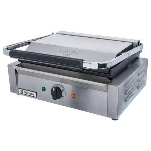 Supera (pglf11) 17&#034; flat two-sided panini grill for sale