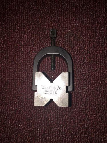 Starrett no. 278 v-block with clamp for sale
