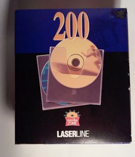 Mead 100 Laserline CD/DVD Protective Plastic Sleeves Double Sided