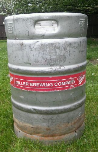Miller brewing 15.5 gallon Stainless Steel Beer Keg local pickup Michigan