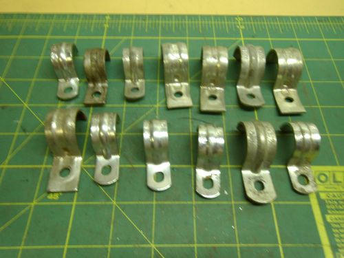 Electrical conduit straps 3/4&#034; (5) emt and (8) heavy walls #3909a for sale