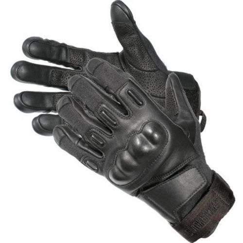 Blackhawk s.o.l.a.g. hd black tactical gloves with kevlar medium #8151mdbk for sale