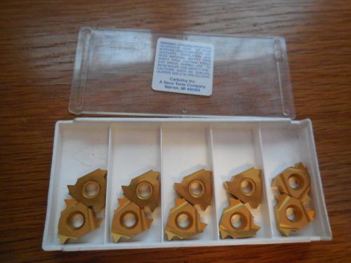 10 Qty Seco Tools Carbide Inserts 22NR6UN CP30  Free USA Shipping!