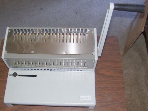 Ibico e-Kombo Binder Plastic Comb Binding Punch machine Vintage Office Equipment