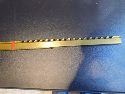 NEW DUMONT BROACH 5/16 - D H.S.  14 INCHES LONG 17 TEETH