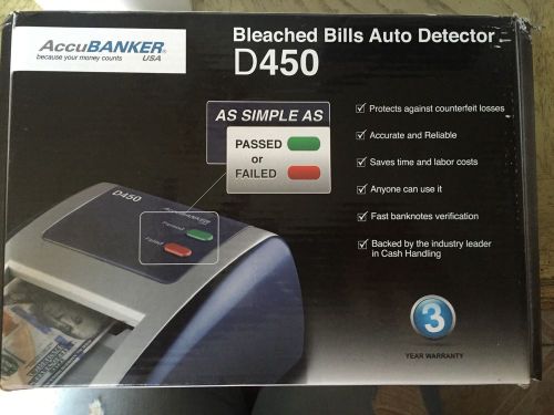 Accubanker D450 Bleached Bills Auto Detector