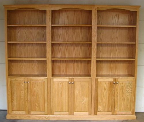 Bookcase custom home office library shelving oak for sale