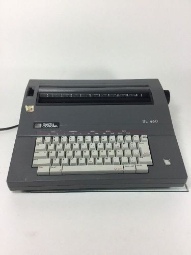 SMITH CORONA portable electric typewriter SL 460 w/ cover in box w/ accessories