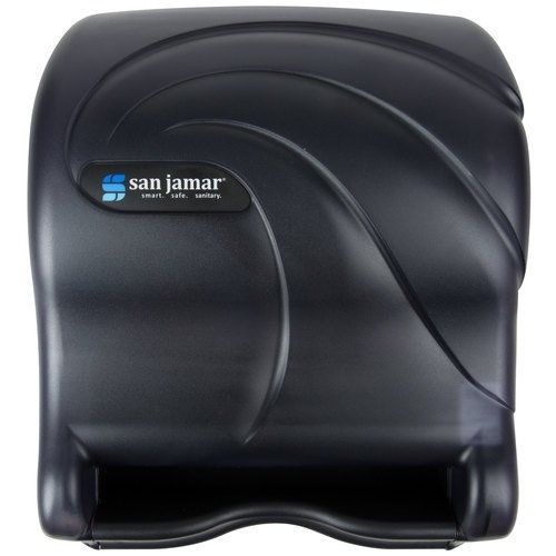 San Jamar T8090TBK Tear-N-Dry Essence Oceans Hands Free Paper Towel Dispenser,