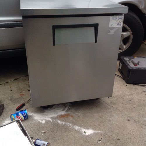 True tuc 27f worktop undercounter stainless  one door freezer for sale