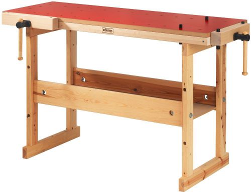 Sjobergs SJO-33282 Red Laminate Hobby Plus Woodworking Top Work Bench 1340