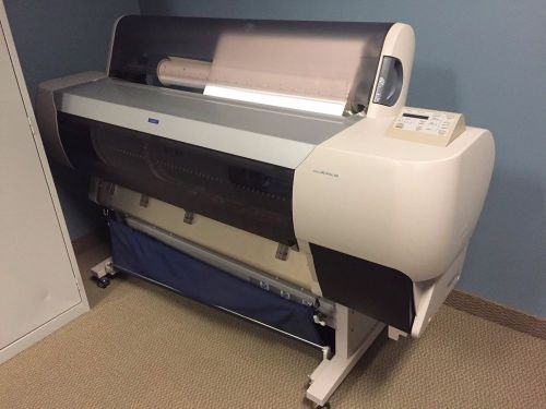 Epson stylus pro 10000 inkjet 44&#034; wide format printer with archival ink + media for sale
