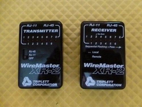WireMaster XR-2 Transmitters / Receiver RJ-11 RJ-45
