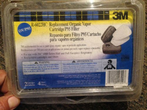 3m r6022hc organic vapor cartridge/filterp/95 replacement for sale
