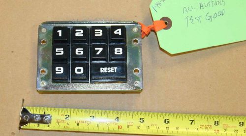 Rowe snack vending machine keyboard selection assembly - Tested Good