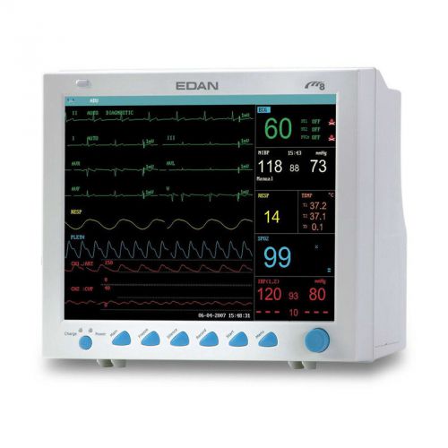 Edan im8 patient monitor w/ eto2 and printer for sale