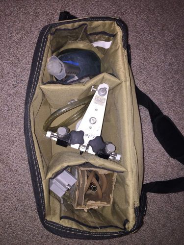 Dental whip mix articulator, misc. dental items and canvas tote for sale