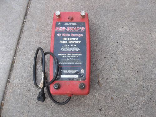 Electric Fence Controller by Red Snap&#039;r 20 Mile Range 110V 60 Hz
