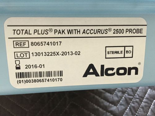 Ref:8065741017- Alcon® Total Plus Pak with accurus 2500 probe