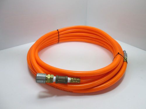 Hose W/ Quick-Disconnect Socket and Plug, Max Pressure: 300psi, 24&#039; Long, 3/8 ID