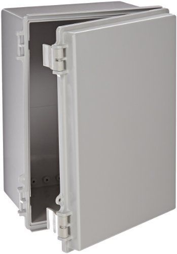BUD Industries NBF-32324 Plastic Outdoor NEMA Economy Box with Solid Door,