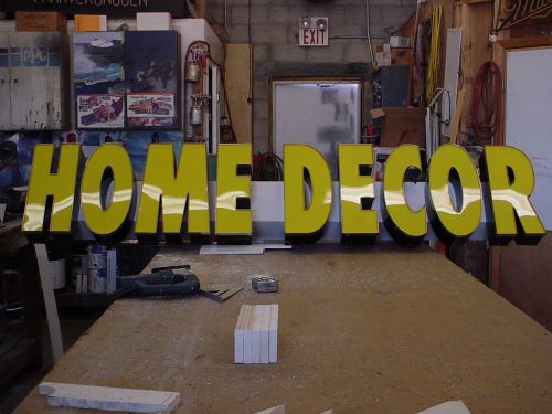 Lighted Store Front Sign HOME DECOR