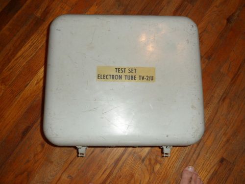 Military electron tube test set tv-2/u for sale