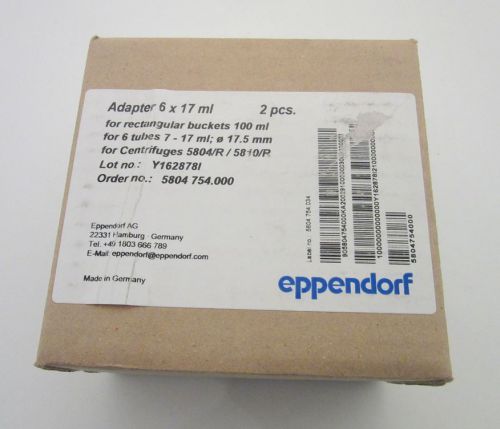 Eppendorf 6 x 7-17ml adapters, cat. # 022637584 for sale