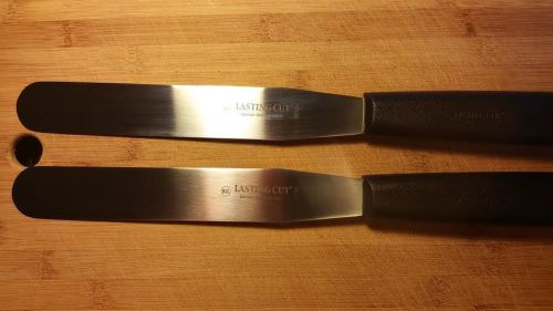 2-Each 8-Inch Straight Bakers Spatula by Dexter Russell German Stainless Steel.
